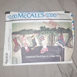 McCall's pattern Christmas stockings🎄